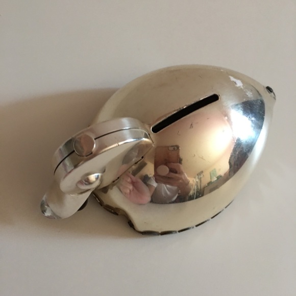 Vintage 40 50 Retro Tin Mid century modern Minimalist Rocking Duck Bank - Picture 6 of 11